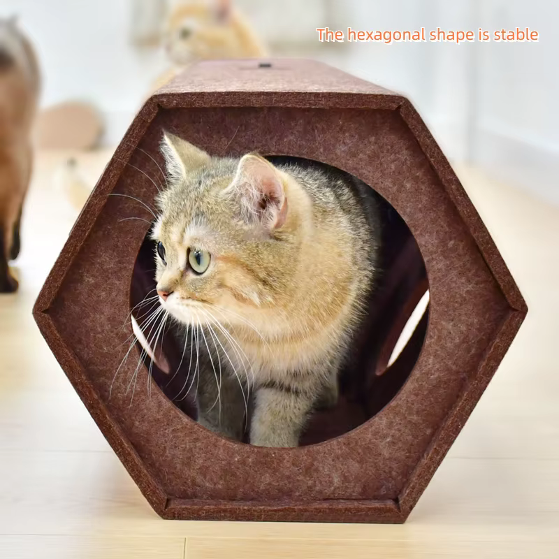 Túneles de Juguete para Gatos en Indoors - Tubos Reutilizables para Comportamiento Natural — imagen 2