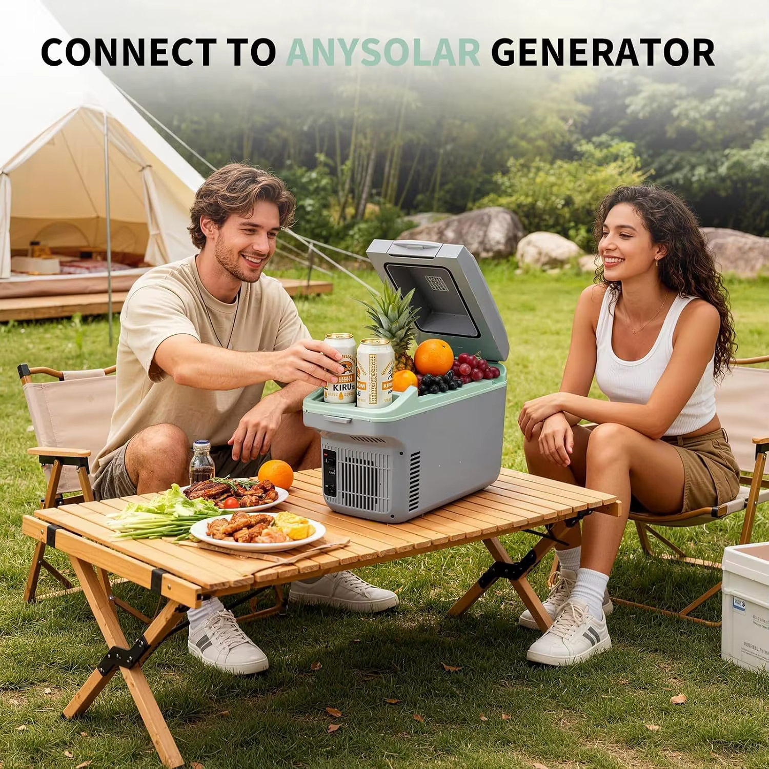 Tacleekii 8L Electric Car Refrigerator Portable Mini Fridge Cooler & Warmer 32°F-122°F Travel Fridge for Road Trips, Camping, Beach & Tailgating — image 4