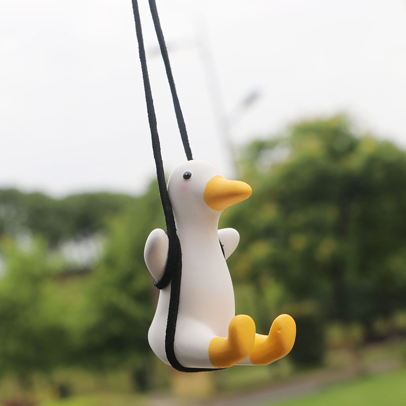 Pato Oscilante para Auto, Adorno Colgante para Automóvil, Colgante para Espejo Retrovisor de Comercio Exterior, Pato Oscilante, Adorno Colgante para Automóvil — imagen 5