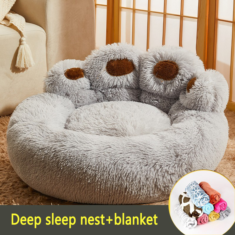 Doghouse Winter Warm Deep Sleep Small Dogs Mattress Teddy Nest Removable And Washable Pet Dog Supplies — image 8