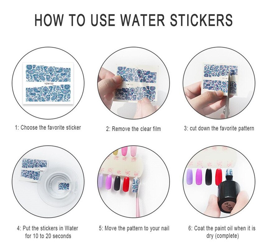Christmas Water Nail Stickers Transfer Decals Sliders Snowman Deer Halloween Gel Polish Wraps Nail Decor — image 5