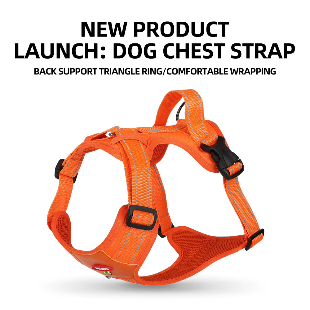 Dog Harness and Leash Set, Reflective, Anti-Pull, for Small and Medium-Sized Dogs, Escape-Proof — image 2