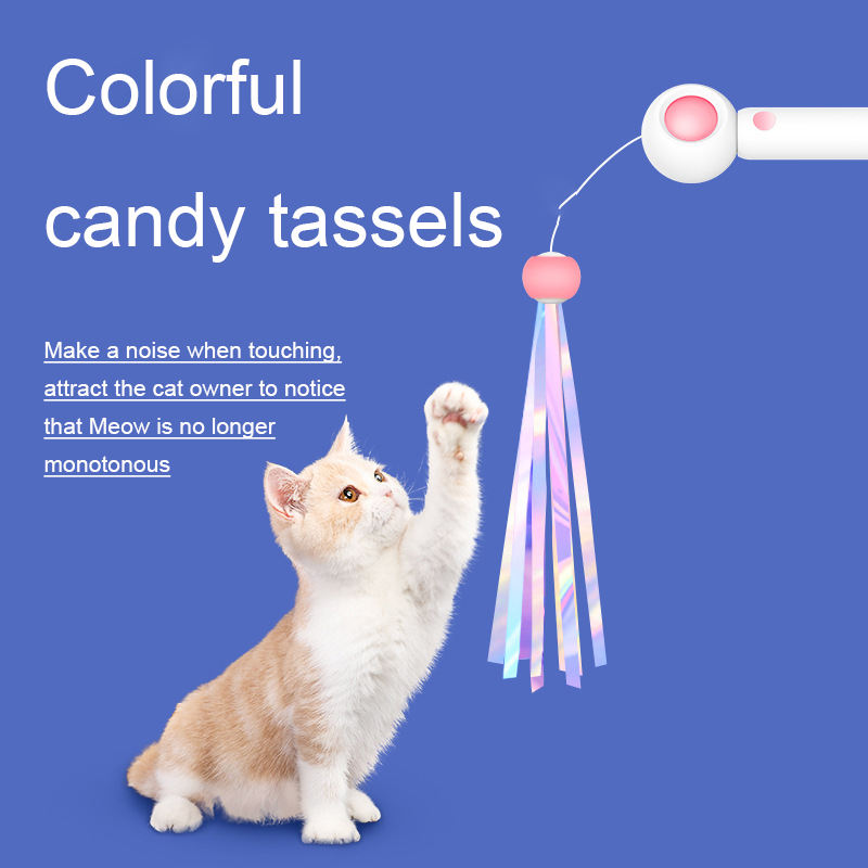 Gravitational Pet Laser Cat Cudgel Cat Feather Replacement Can Add Cat Mint Pet Supplies Kitten Toys — image 3
