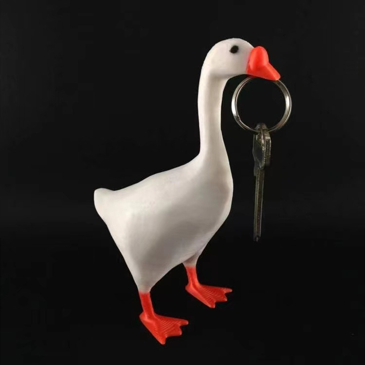 Estatua de Pato con Succión Magnética y Cuchillas para Hogar - Decoración de Resina — imagen 3