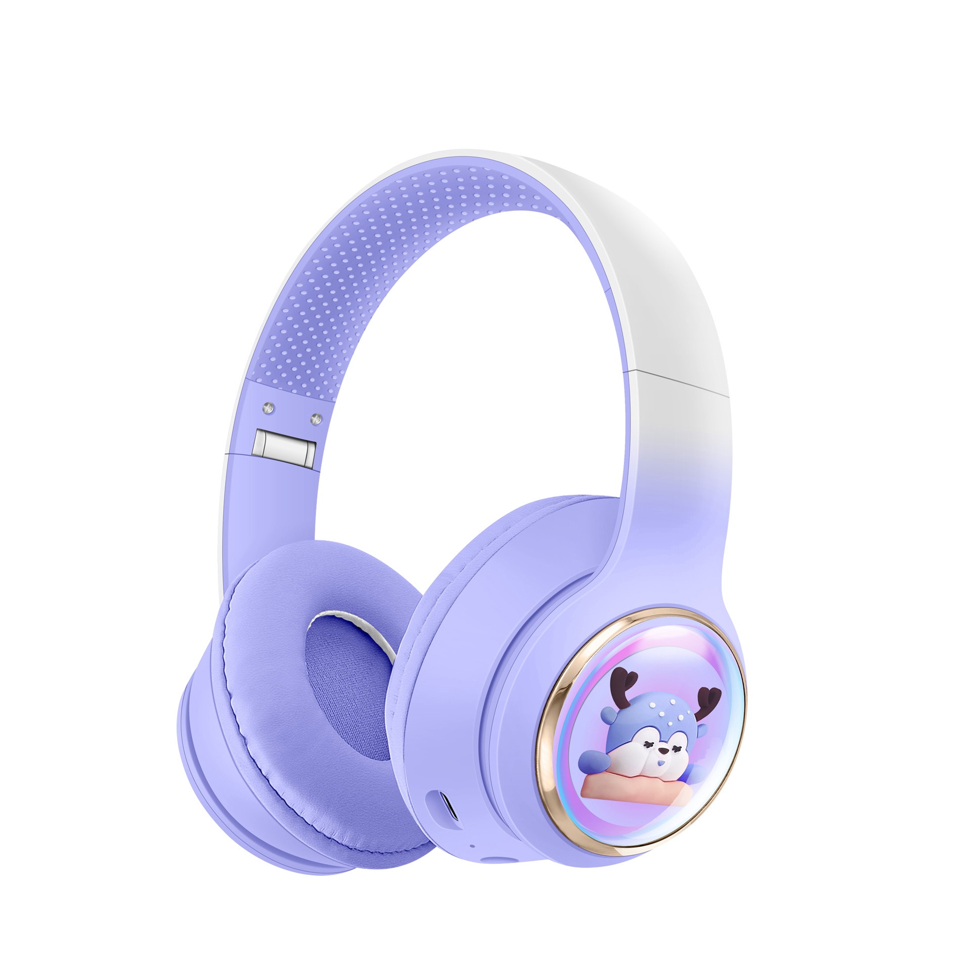 AKZ-56 Earphones Space Cabin Cute Cartoon Pet Bluetooth Headwear Large Battery Earphones Foldable Earphones — image 5