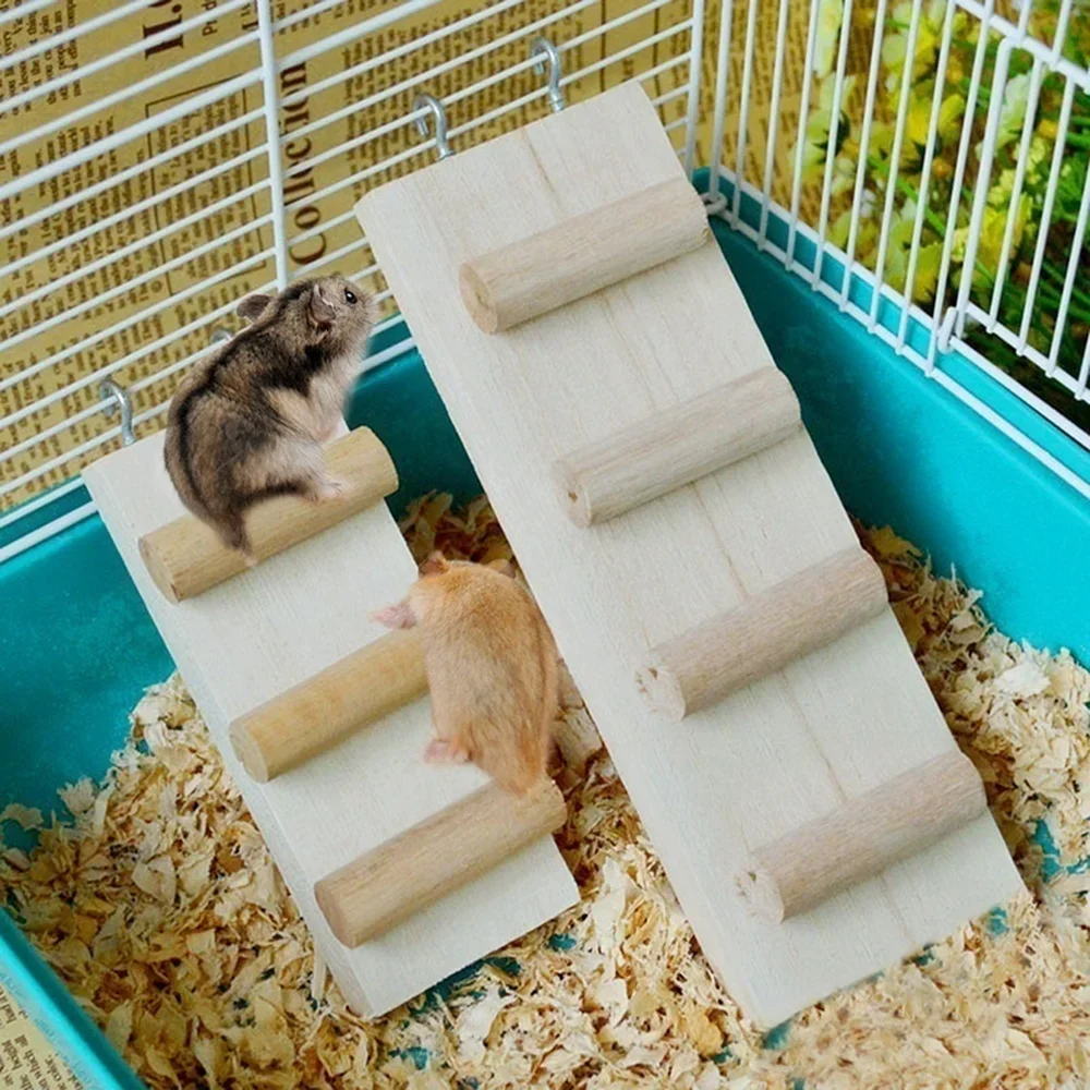 Tirador de Madera para Hámster - Accesorios para Jaulas de Pequeños Animales Juguetes de Chupar para Ratones, Ratas y Conejos — imagen 1