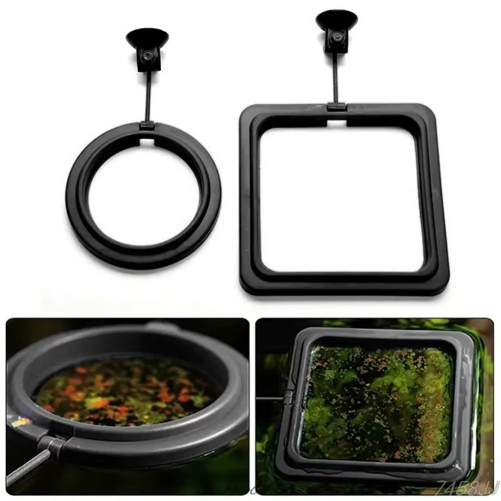Anillo de Alimentación para Acuario con Cúpula de Succión - Accesorio para Comida de Peces — imagen 4