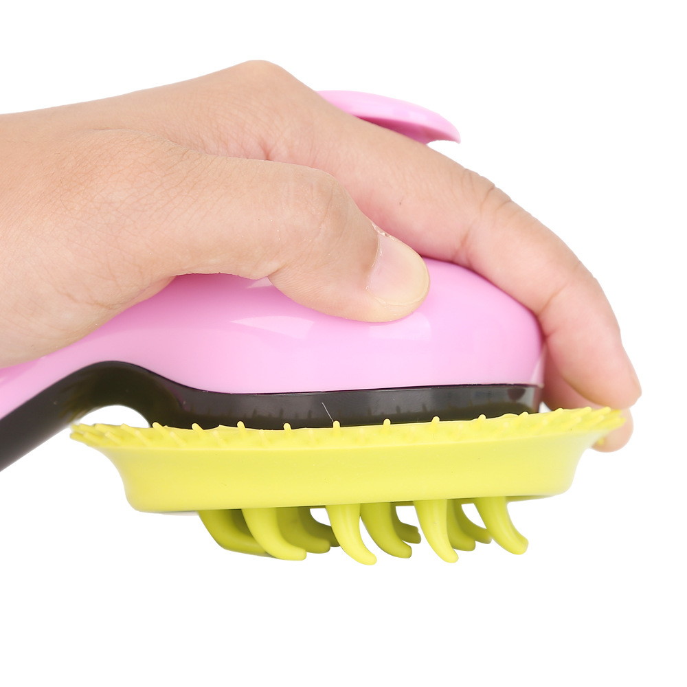 Pet Massage Shower Brush Cat Dog Shower Pet Cleaning Comb Bath Brush — image 2
