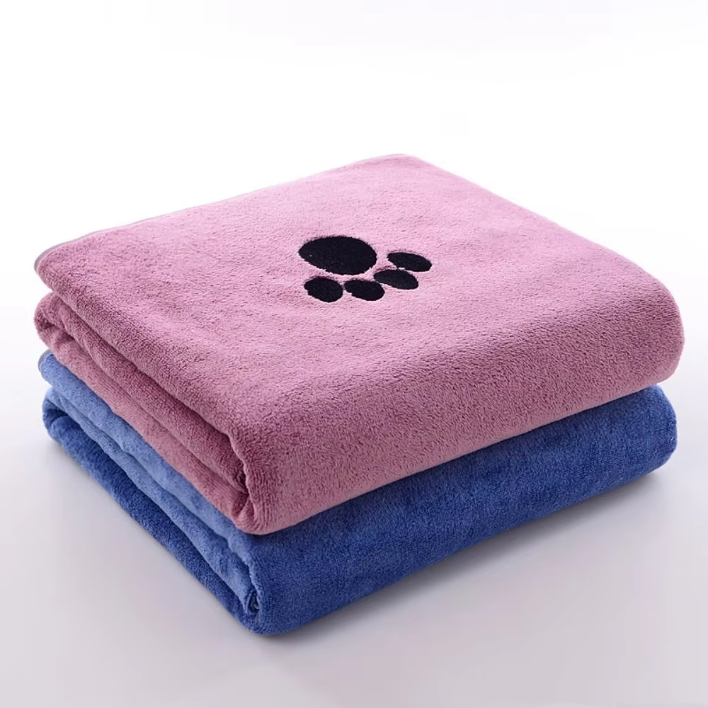 Toallas para Perros Ultraabsorbentes de Microfibra Transpirables Secado Rápido Muy Suaves Pañales de Baño para Mascotas — imagen 5