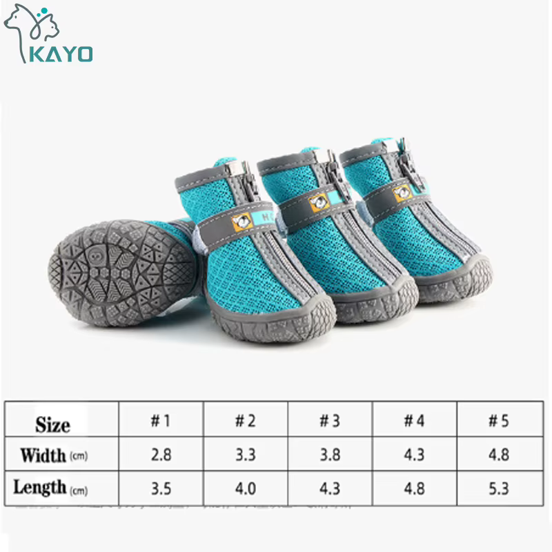 Zapatillas de Perro de Red para Pequeños Perros - Transpirables, Suaves y Reflejos para Caminar y Escalar — imagen 2
