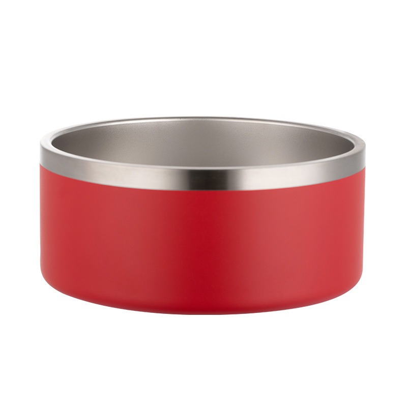Bol de Alimento Canino Grande Capacidad Acero Inoxidable Redondo con Dos Capas y Vacío para Perros Comida No Deslizante — imagen 15