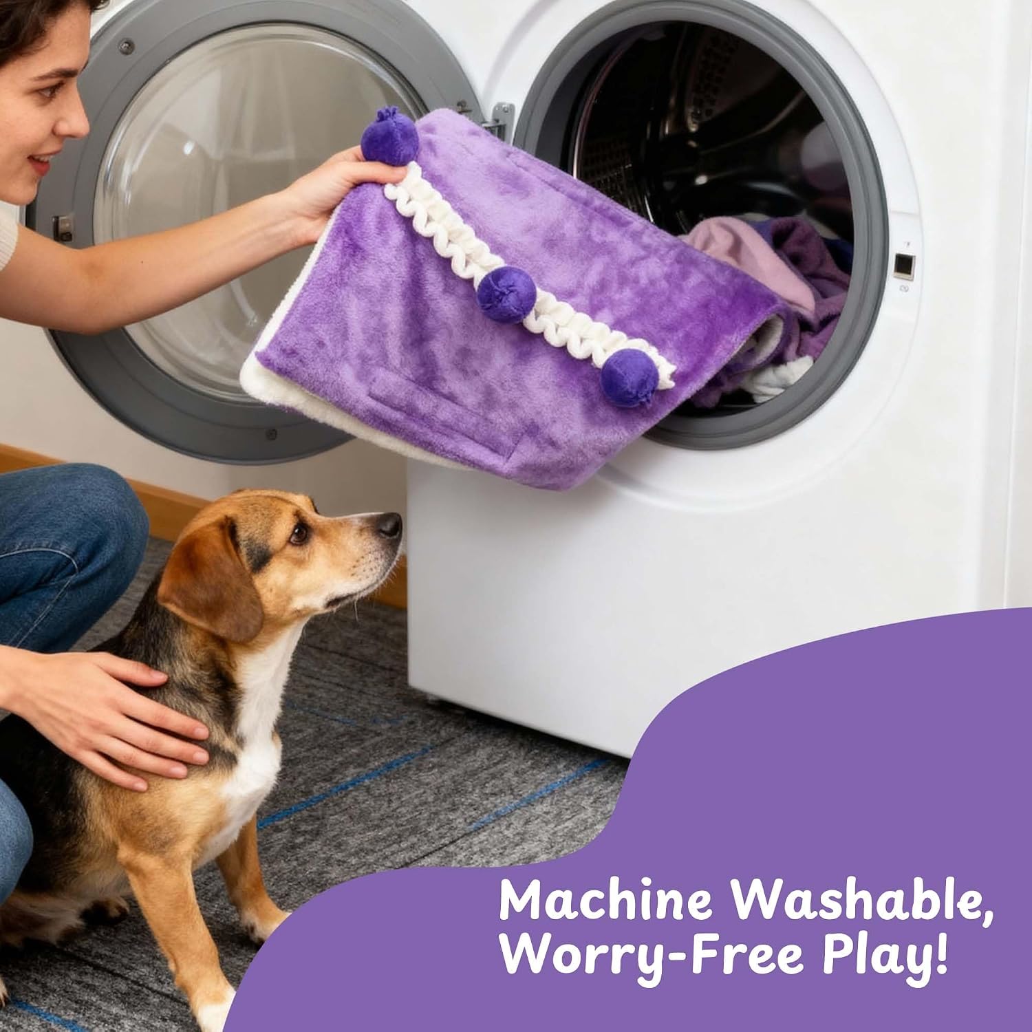 Blueberry Cake Snuffle Toy For Dogs And Puppies, Crinkle Hide-and-Seek Puzzle Enrichment Toy For Small And Medium Dogs — image 5