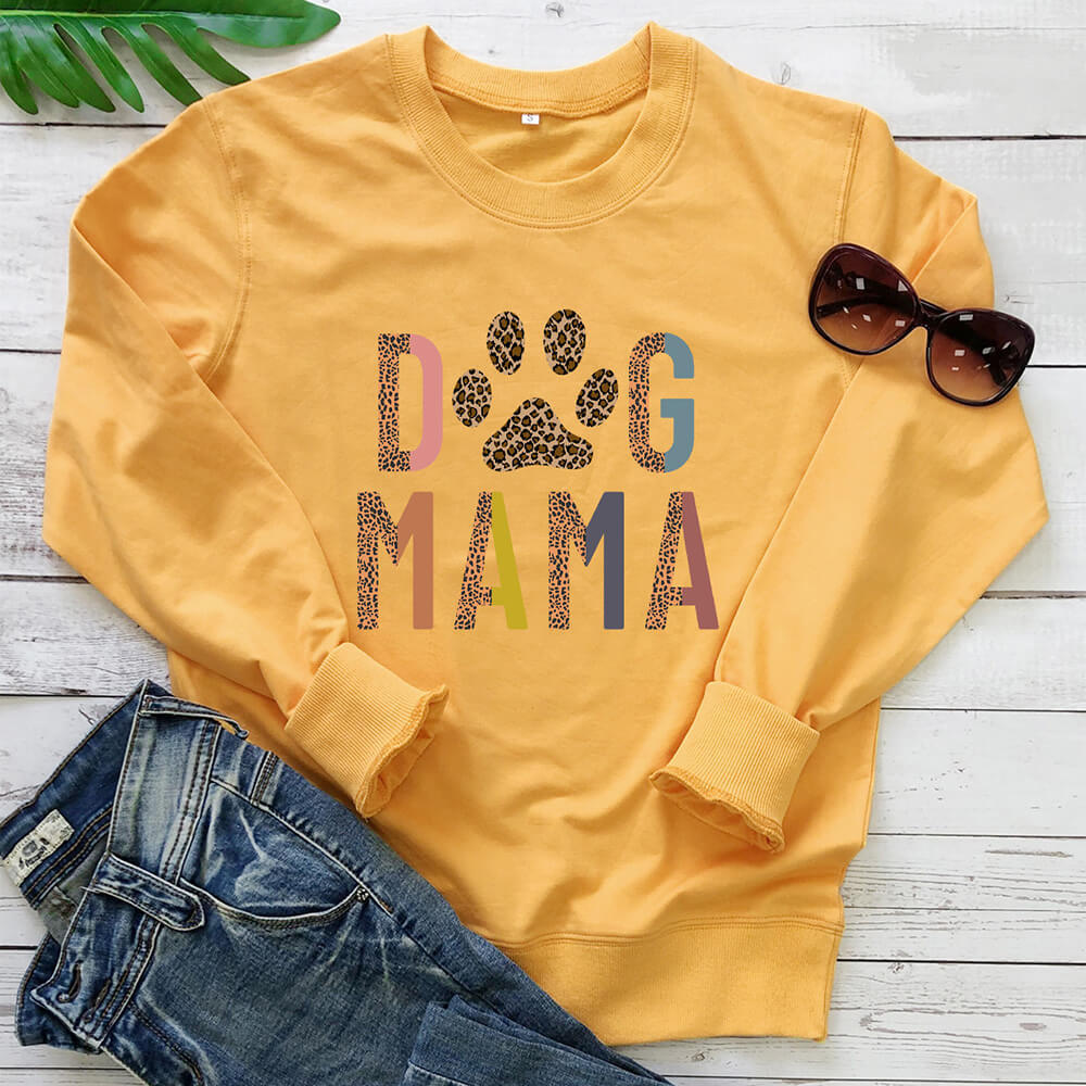 Dog MaMa letter dog mom animal hobby themed printed hoodie — image 5
