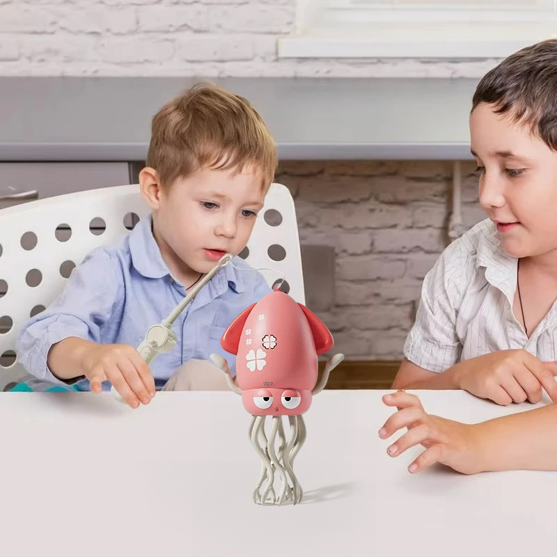 Creative Dancing Squid: auto-sense, obstacle-avoid e-pet with music, lights, rechargeable & interactive gift — image 4