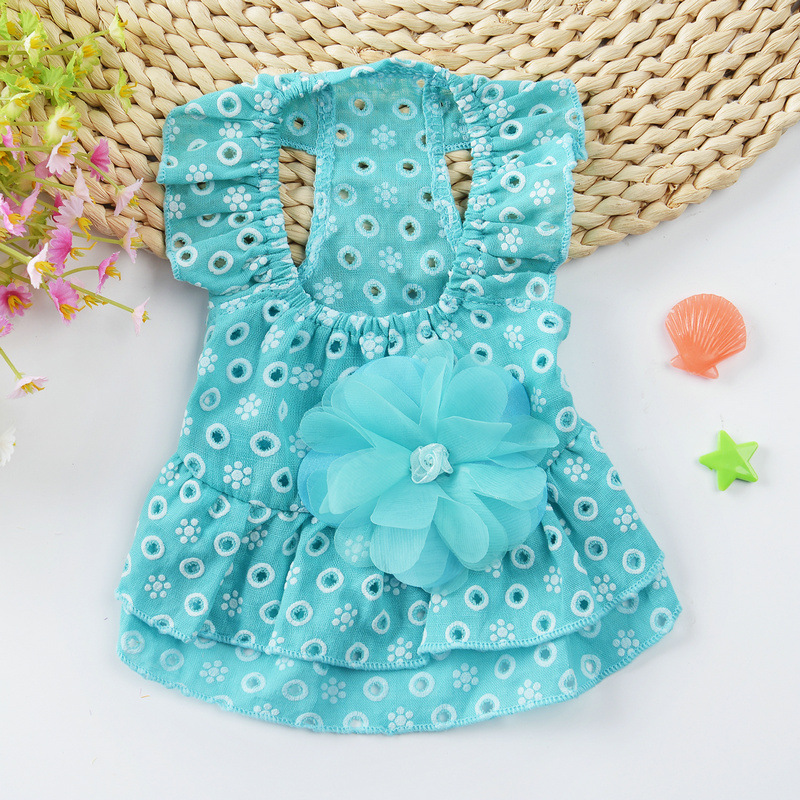 Summer Thin Spring And Summer Clothes Puppy Dog Lace Princess Skirt Teddy Bear Spring Clothes Small Dog Pet Clothing — image 5