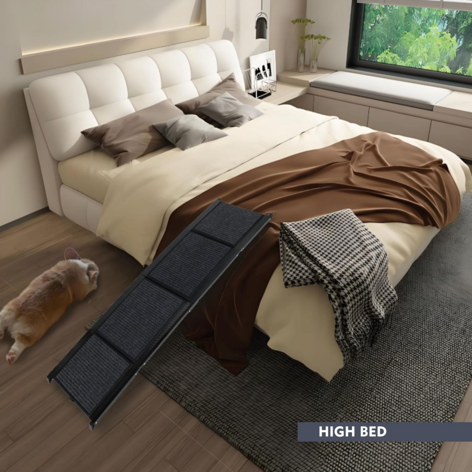 Paso para Perros de Auto 65"x17,2" - Rampas Portátiles para Cámaras y Vehículos con Superficie Antideslizante para Perros Medianos y Grandes hasta 250 lbs — imagen 9