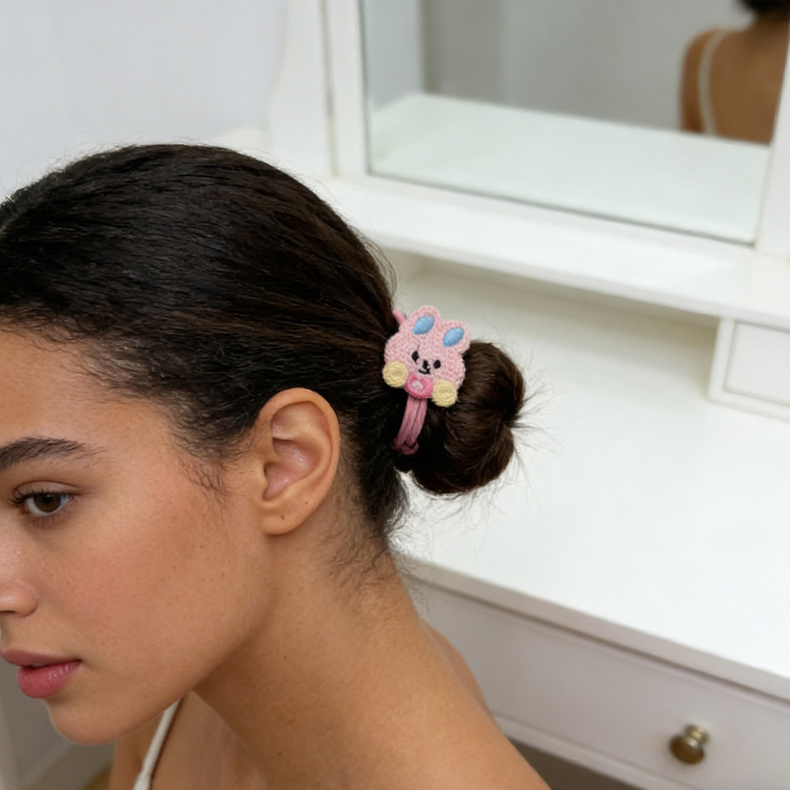 Tira de Cabello con Pelos de Conejo para Tejer - 4043 — imagen 2