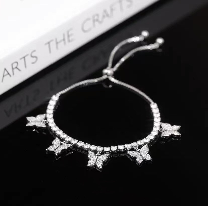 Multi Butterfly Bracelet Light Luxury Niche Micro-set Zircon — image 1