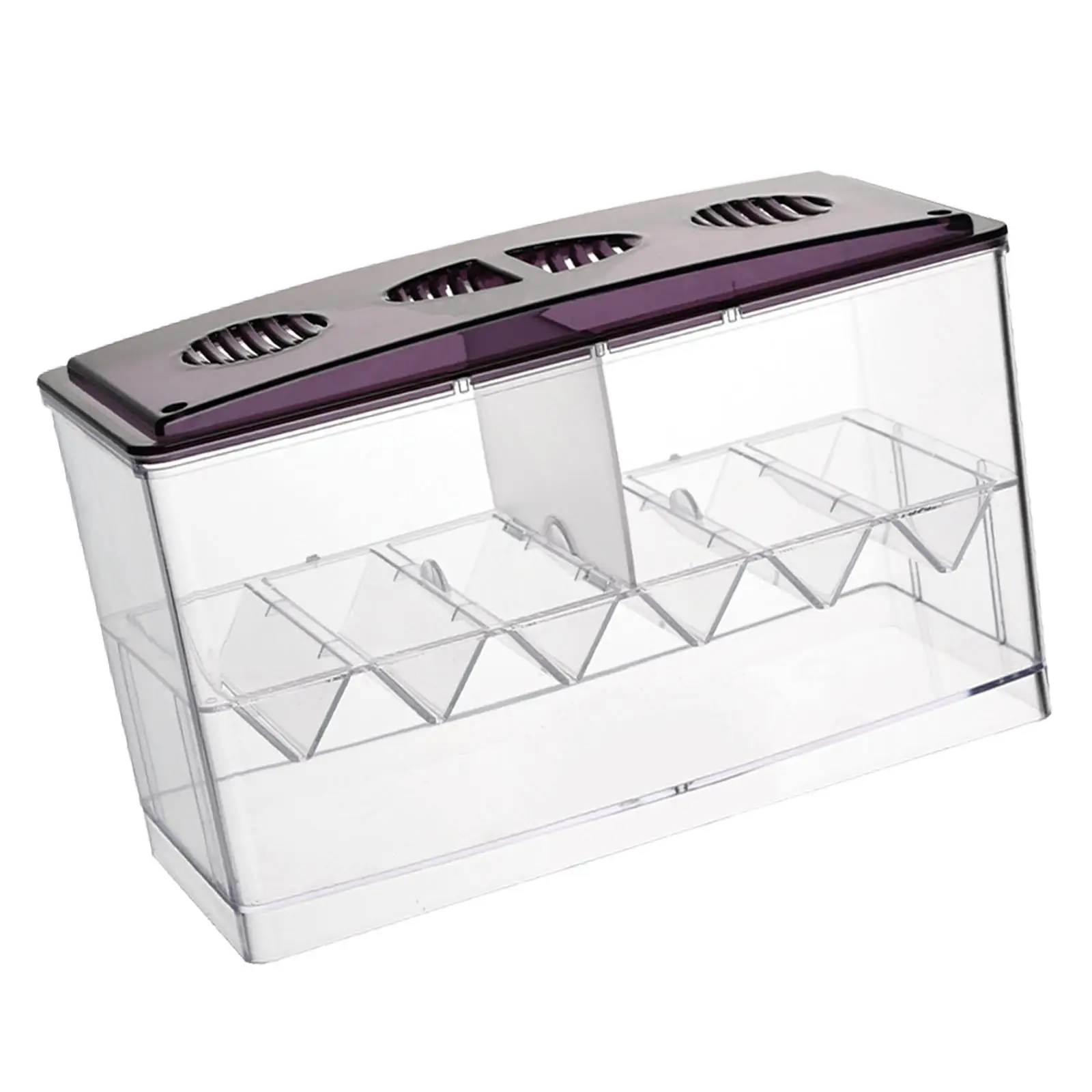 Caja de Cría para Peces Acuarelas Accesorios Contenedor Incubadora Aislamiento para Guppies y Pequeños — imagen 4
