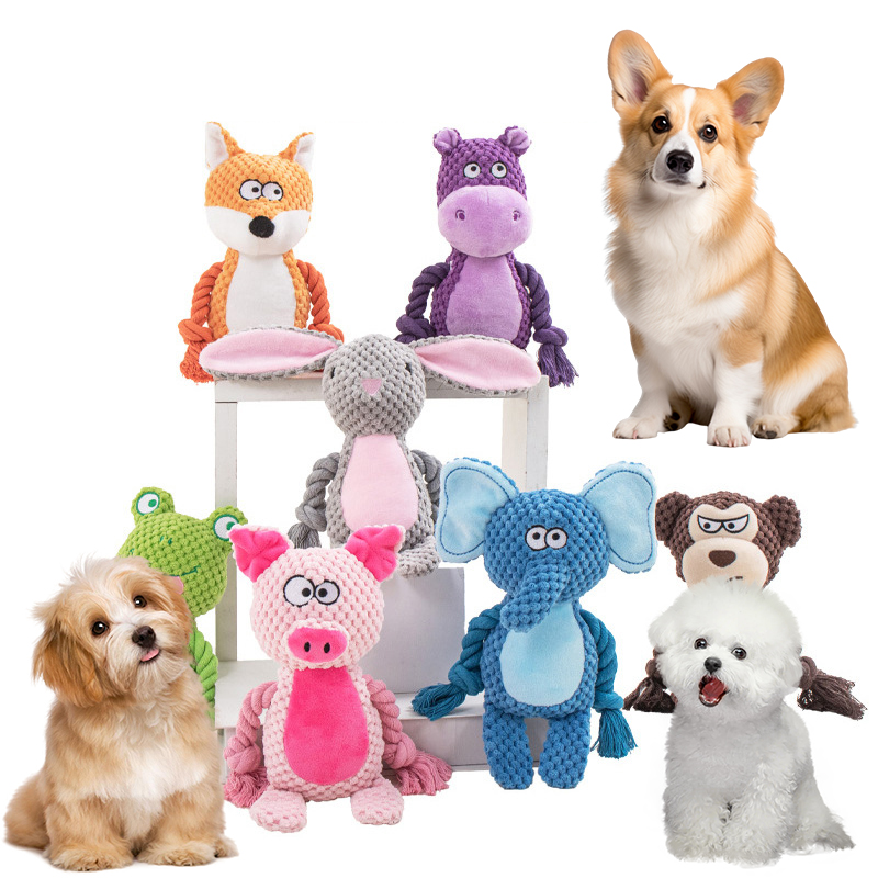 Juguetes de Sonido de Algodón con Cuerda para Perros Interactivos Entrenamiento Tira y Devuelta — imagen 7