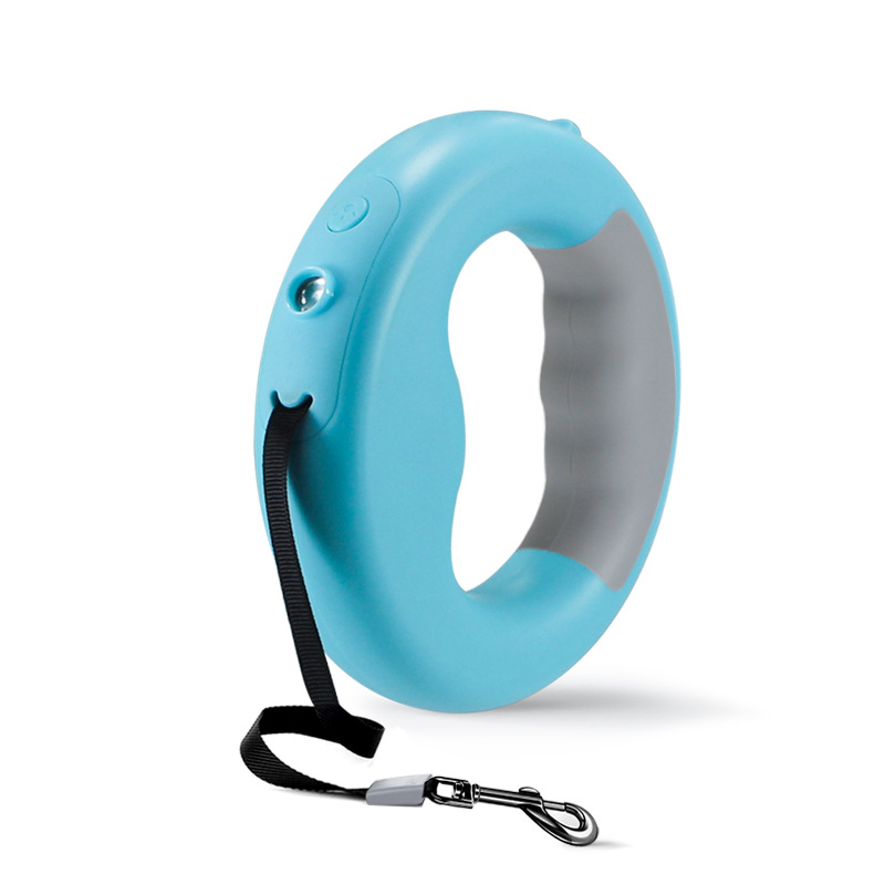 New LED Light Dog Rope Pet Automatic Retractable Leash Ring Luminous Dog Walking Rope Pet Supplies — image 5