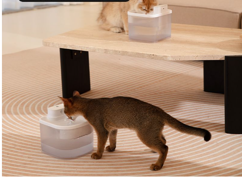 Dispensador de agua inalámbrico inductivo para gatos con gran capacidad, circulación automática sin enchufe, suministros inteligentes para mascotas, dispensador de agua silencioso — imagen 6