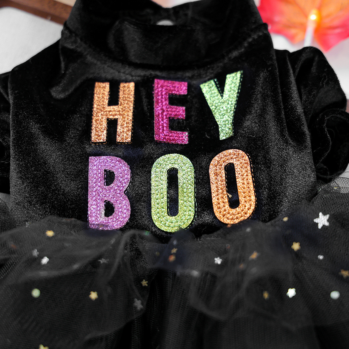 Pet Clothes Spring Autumn Small Dog Puppy Festival Outfit Halloween Tulle Dress — image 5
