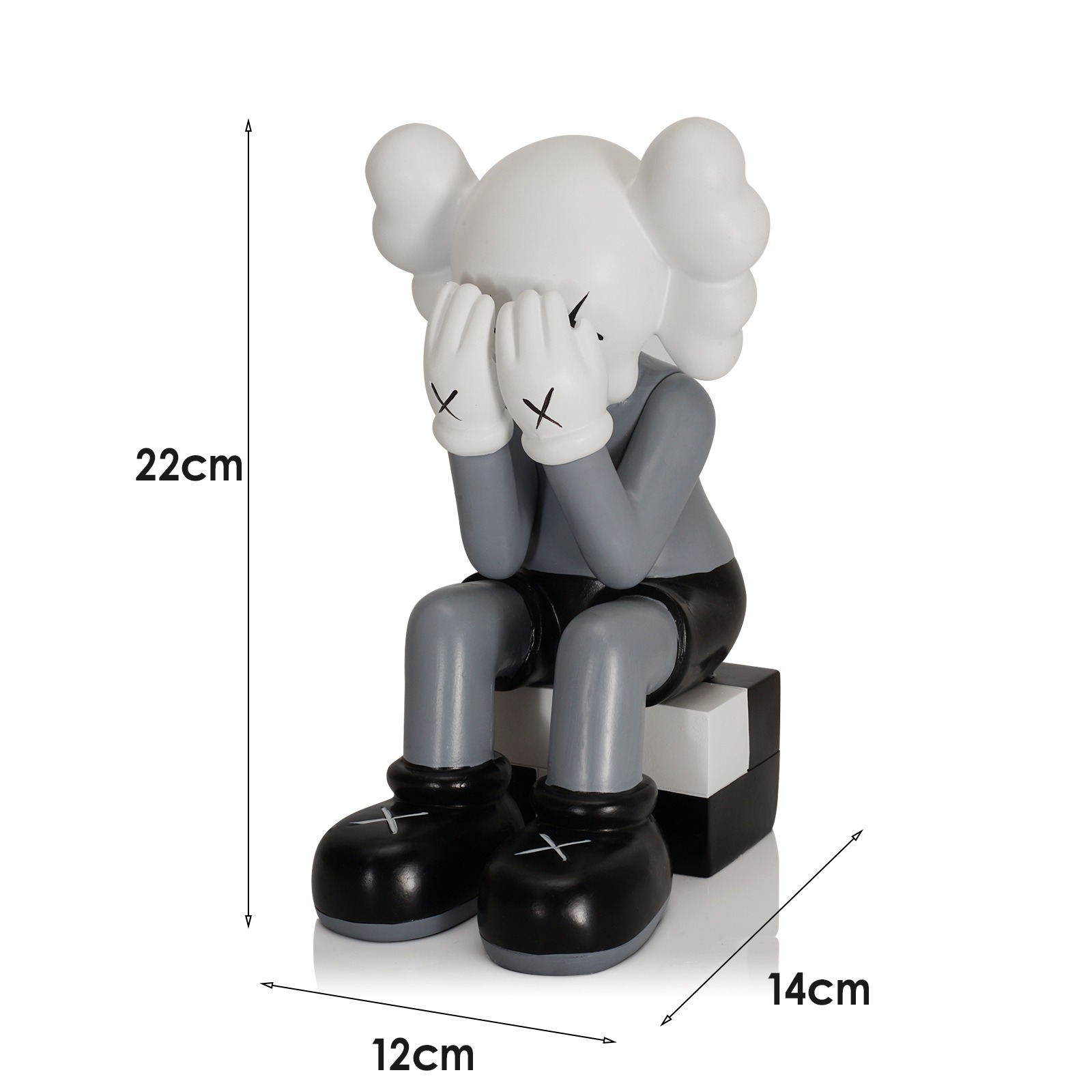 Decoración de Hogar en Resina con Oso Sentado — imagen 5
