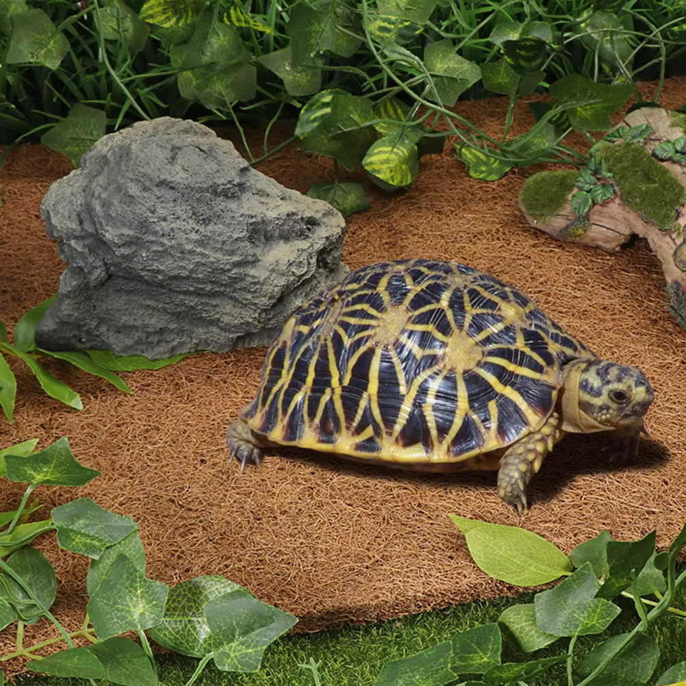 Natural Coconut Fiber Reptile Carpet Mat for Terrarium Substrate Bedding Tortoise Lizard Snake Gecko Reptile Cage Accessories — image 2