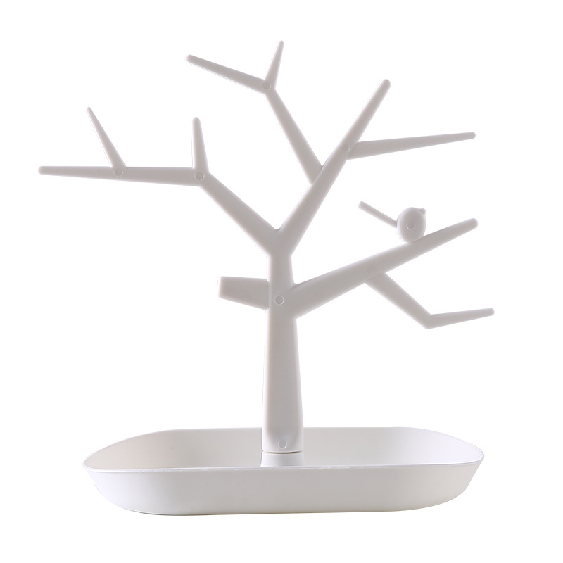 Árbol de Accesorios para Pajaros - Organizador de Joyas con Cuellos y Brotes - Soporte para Collares en Árbol - Decoración para Patio — imagen 5