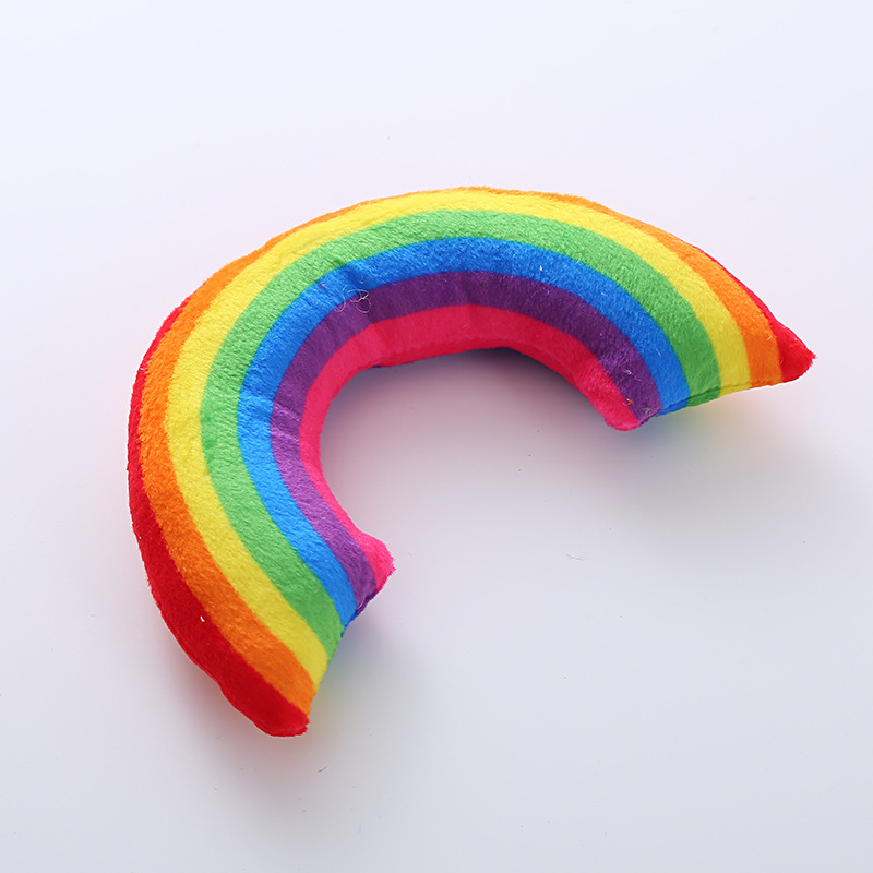 Pet Supplies Cat Toy Rainbow Bridge Pillow with Catnip and Cat Mint — image 6
