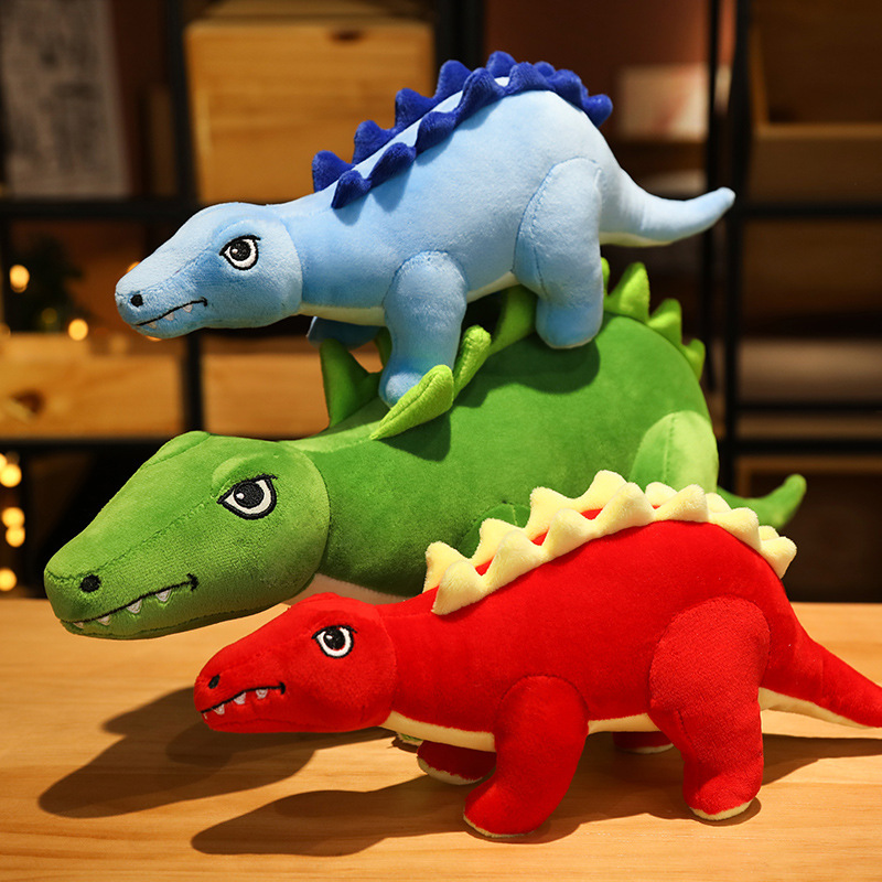 Nueva Figura de Dinosaurio Plush Stegosaurus para Niños Regalo Zoológico — imagen 2