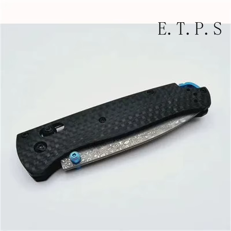 Lock Knives BM 535 Bugout Folding Pocket Knife Damascus Steel Carbon Fiber Handle Hunting Outdoor Knife Camping Survival Tools — image 5