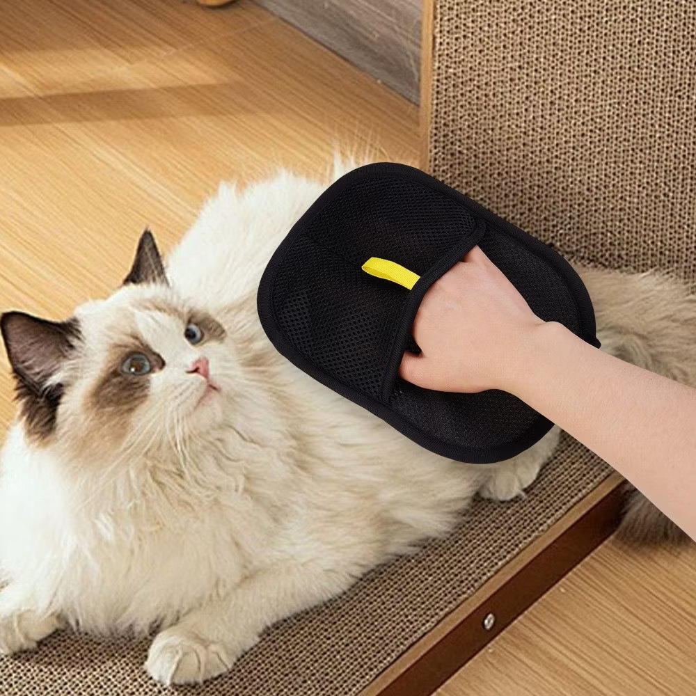 Pet static hair removal gloves household sofa clothes brush two-way adhesive hair removal gloves hair cleaning — image 4