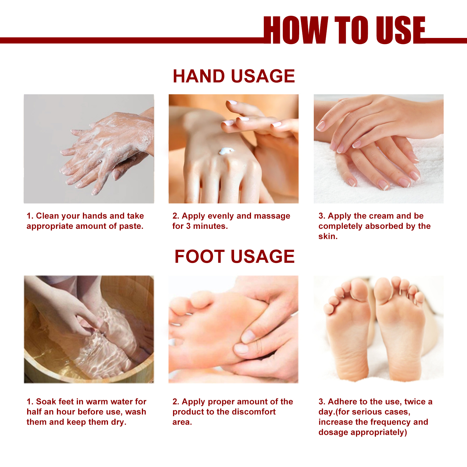 EELHOE Horse Oil Hand And Foot Repair Cream, Chapped Skin Care Moisturizing And Anti-Peeling Repair Cream — image 3