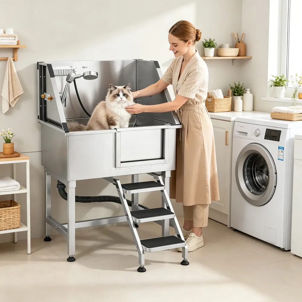 Stainless Steel Dog Washing Station — image 2