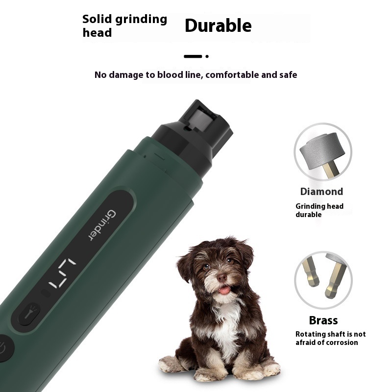 Afilador de Uñas para Perros Eléctrico con 5 Velocidades, Silencioso y Recargable para Gatos - Cuidado de Garras Preciso para Todos los Tamaños de Mascotas — imagen 5