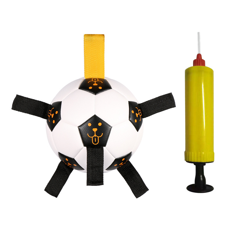 Pet Ball Toy Outdoor Interactive Football Dog Training Ball Multifunctional Rope Biting Dog Ball Dog Toy — image 5