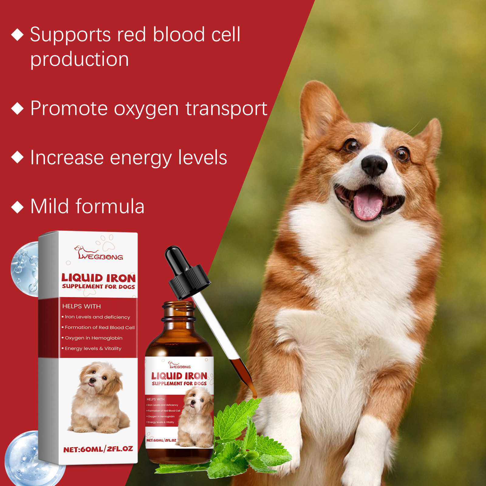 Pet Dog Syrup Pampers Pet Dogs With Gentle Ingredients To Help Absorb Care Supplements — image 4