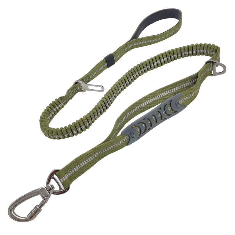 2.5*135CM Correa Elástica para Perro de Fábrica con Cinturón de Seguridad Reflectante para Auto — imagen 3