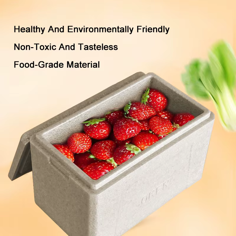 Lightweight EPP Eco-Friendly Foam Insulation Box Outdoor Camping Food Storage Box Fruit And Vegetable Ice Cube Storage Boxes — image 3