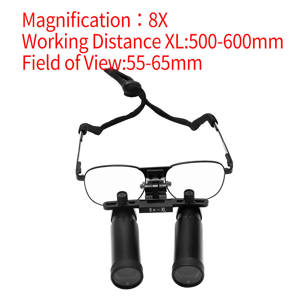 8X Binocular Head-Mounted Optical Loupes for Dental Surgical Procedures — image 9