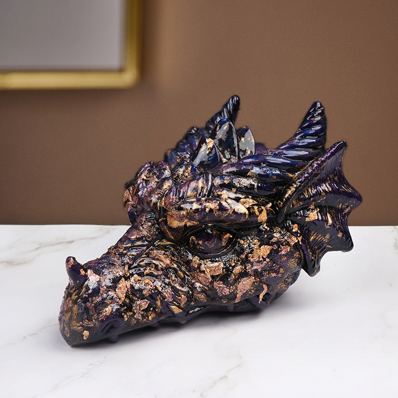 Imitation Crystal Faucet Resin Ornament Home Garden Decoration Dinosaur Ornament Resin Crafts — image 8