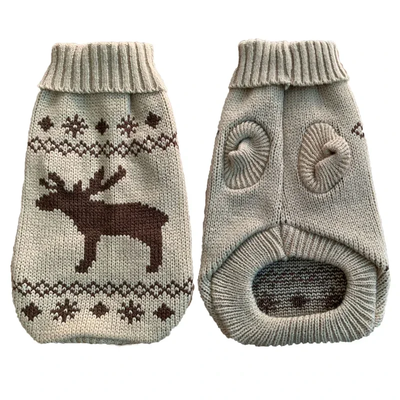 Chaquetón de Invierno para Perros Pequeños y Medianos, Sweater de Lana para Cachorros y Gatos — imagen 6