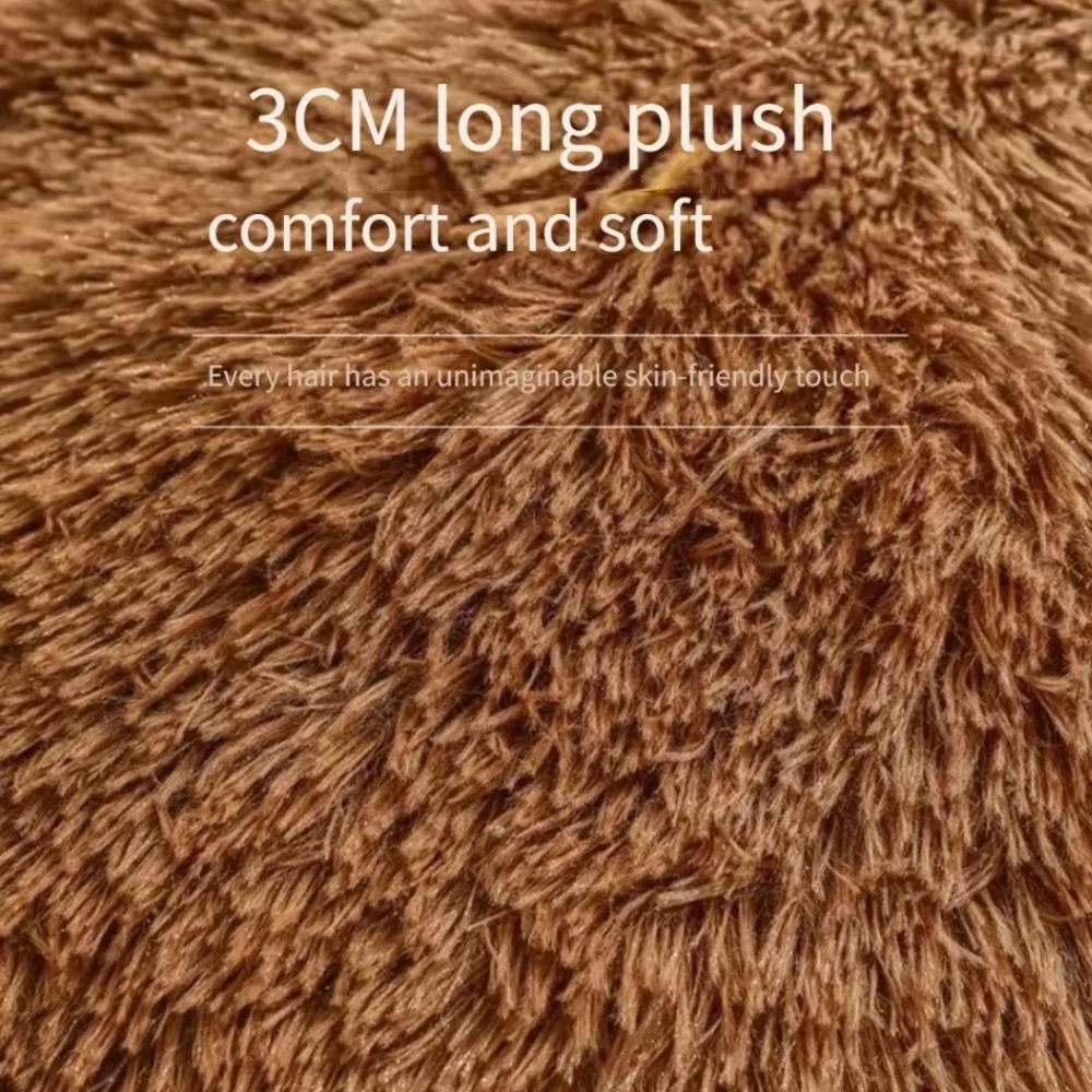 Fluffy Dog Bed Large Pet Products Dogs Beds Sofa Cute Bear Paw Shape Pets Kennel Mat Puppy Cats Supplies Basket Pet Accessories — image 6