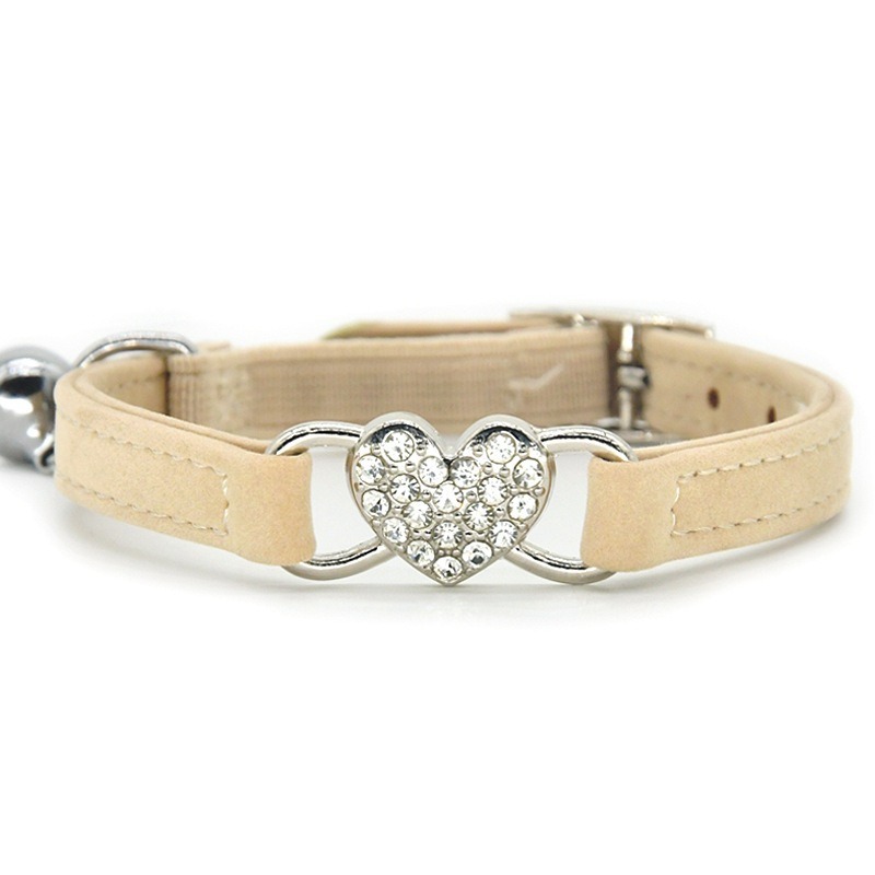 Accesorios para Mascotas: Collar de Gato con Campana de Diamante Color Flocado — imagen 6