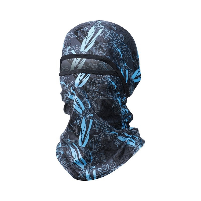 Summer Ice Silk Sun Protection Mask Men's Head Cover Full Face Fishing Sun Protection Scarf — image 11