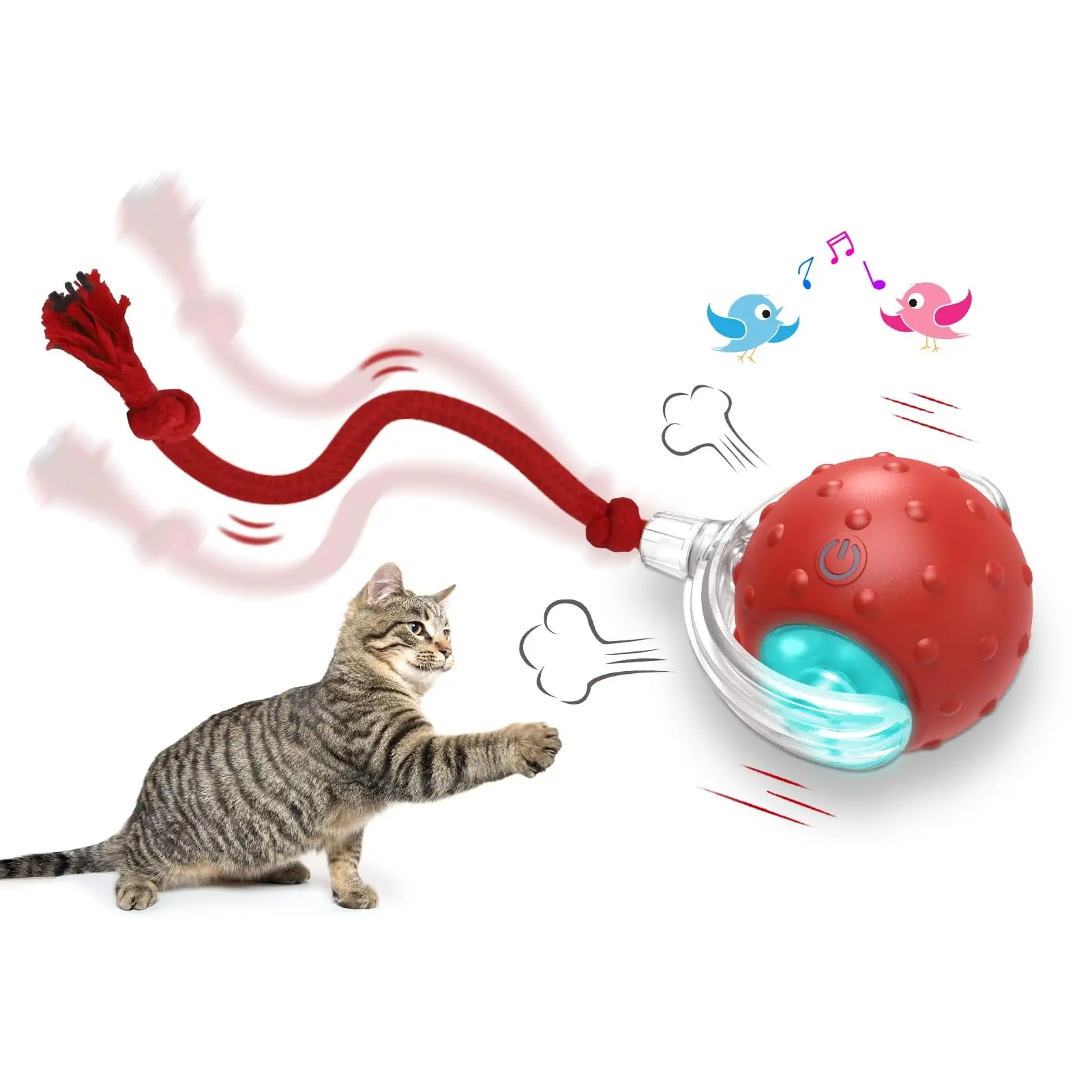 Pelota de Entretenimiento para Gatos Interactivo Super Movimiento — imagen 1