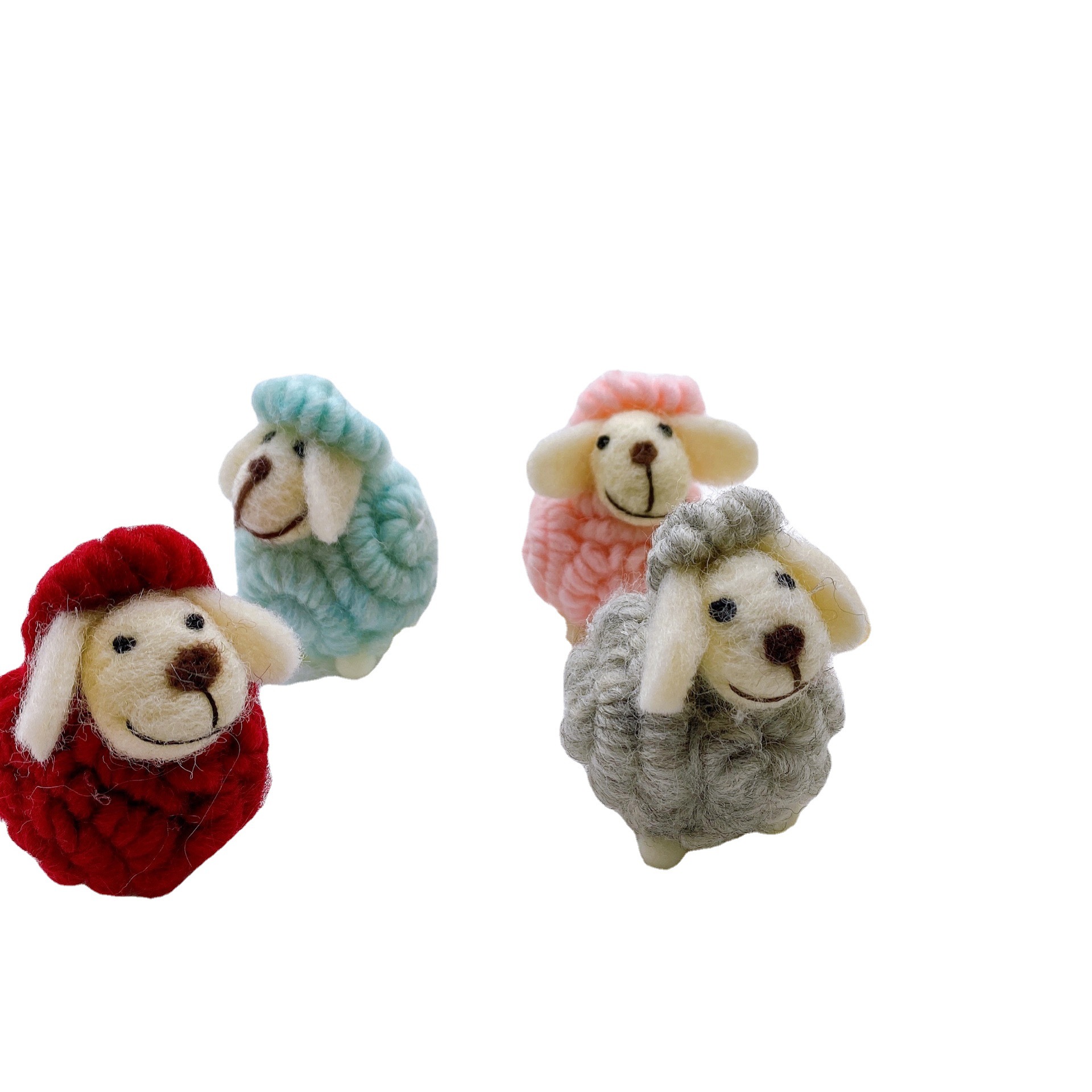 Christmas Wool Felt Lamb Tree Ornament Creative Gift Decoration Accessory — image 6