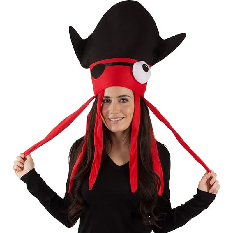 Headpiece Funny Hat Halloween Trendy Photo Octopus Hat for CouplesBirthday Creative — image 3